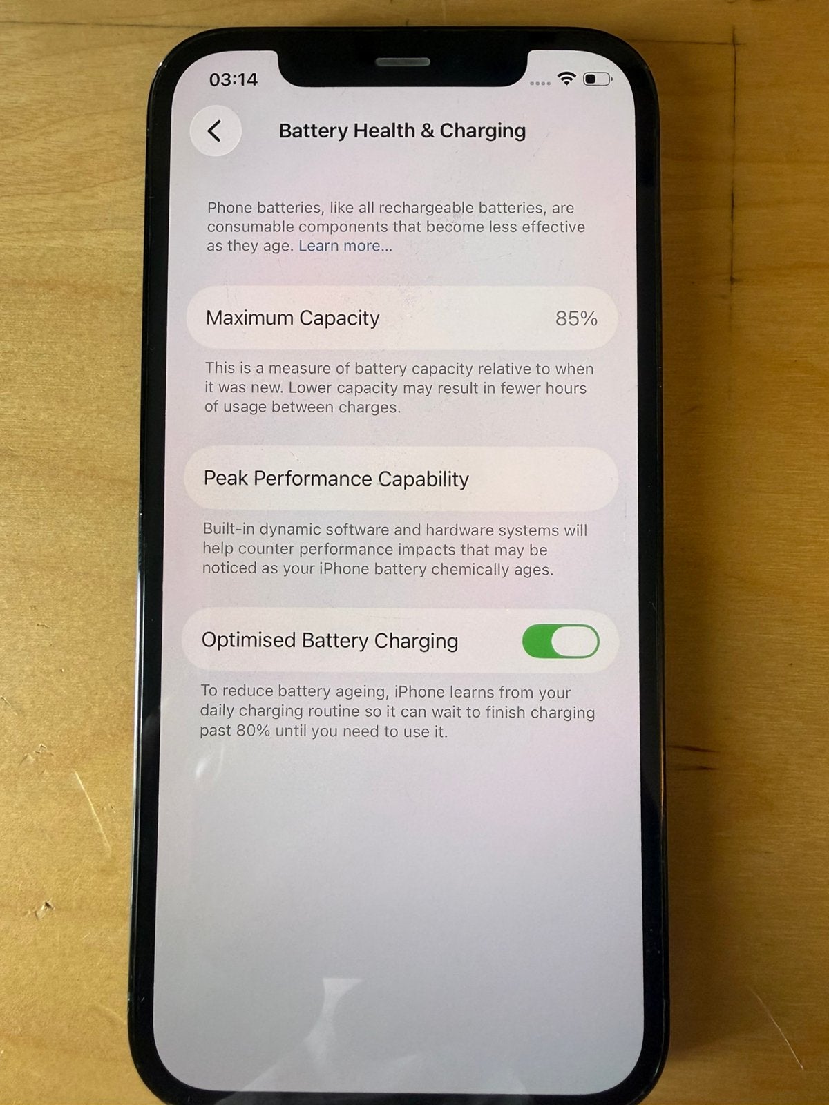 Iphone 12 pro 128 GB Blauw Batterijconditie 85%, Blauw, Zonder simlock, Zonder abonnement, 85 %
