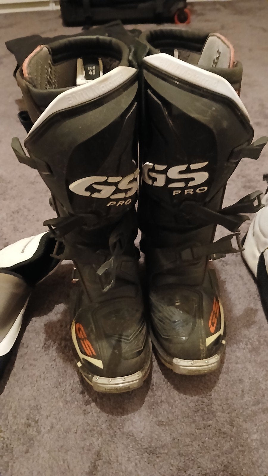 BMW GS Pro motorcross enduro laarzen Maat 45, Boots, Ophalen of Verzenden, Gedragen, Zwart
