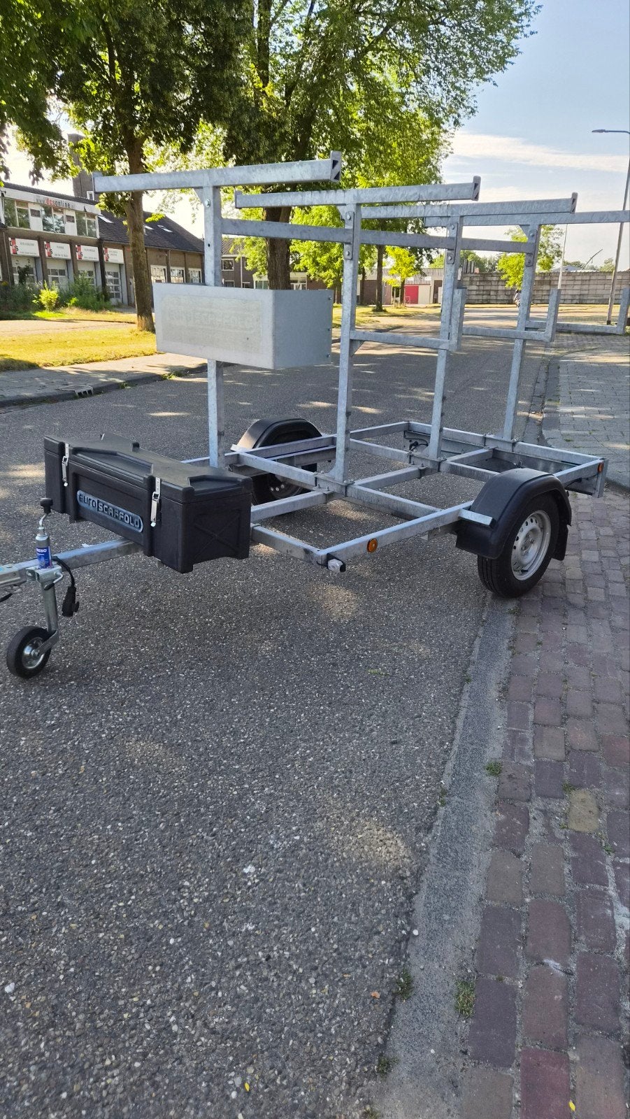 Te koop euroscaffold rolsteiger Aanhanger 2 x zgan, Ophalen, Euroscaffold
