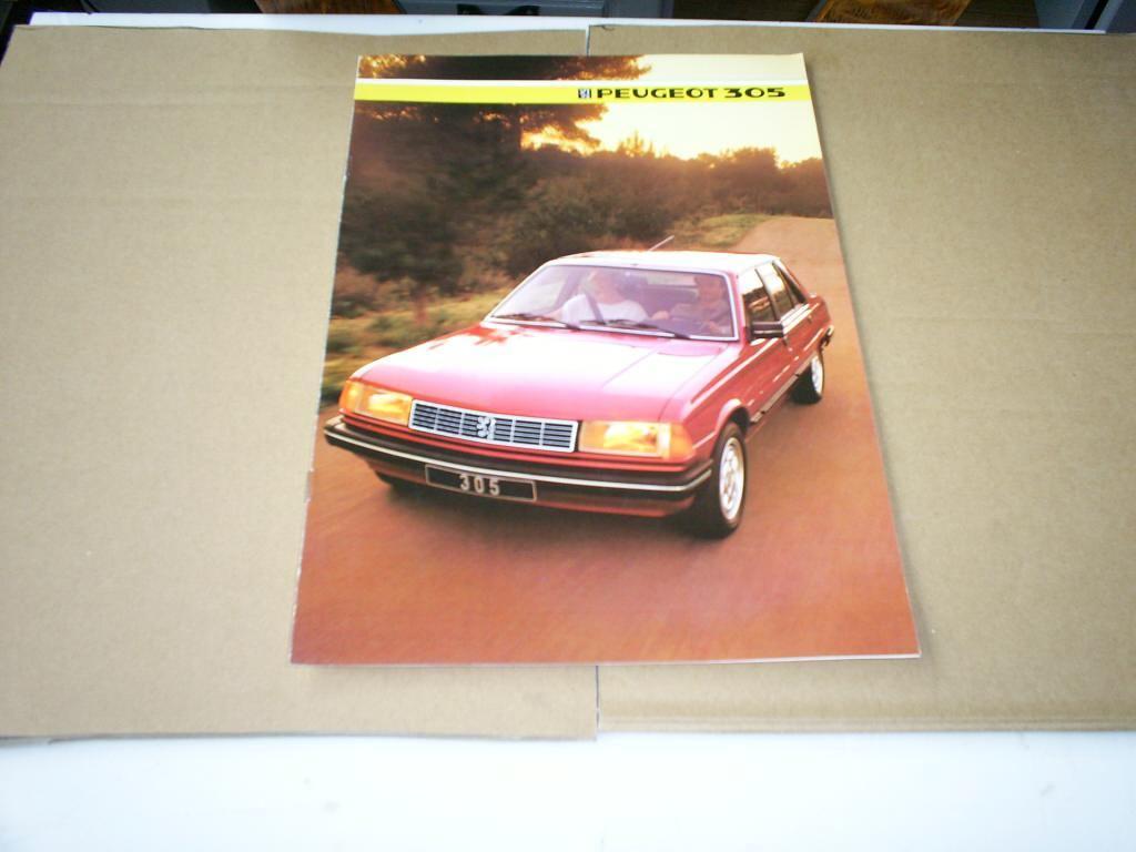 Peugeot 305 1985 8 pag., Verzenden, Zo goed als nieuw, Peugeot