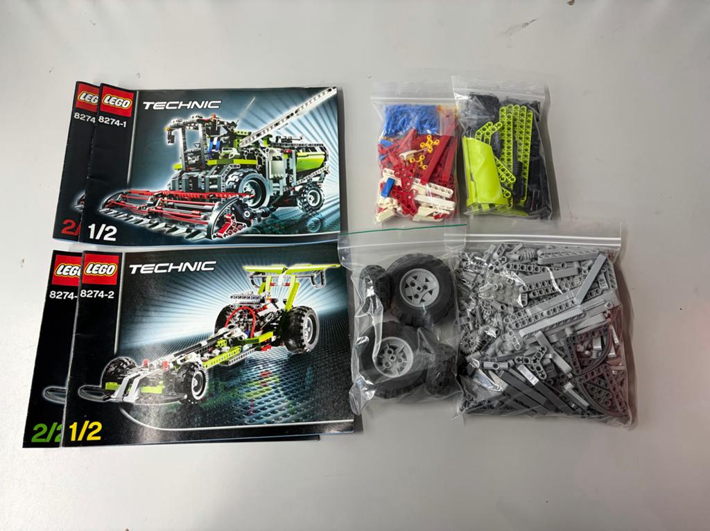 Lego Technic 8274 combine harvester incl.instructieboekjes, Ophalen, Zo goed als nieuw, Technic, Complete set