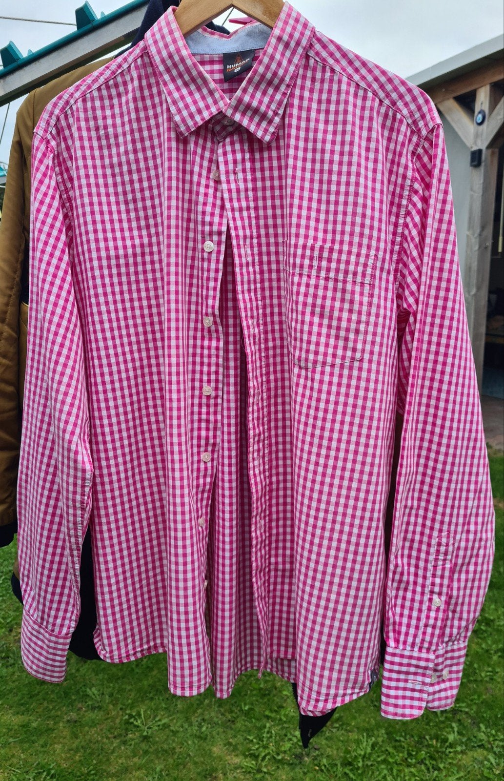 Mooi Human Nature overhemd XL Lange mouw klein ruitje igs, Kleding | Heren, Overige kleuren, Verzenden, Zo goed als nieuw, Human Nature