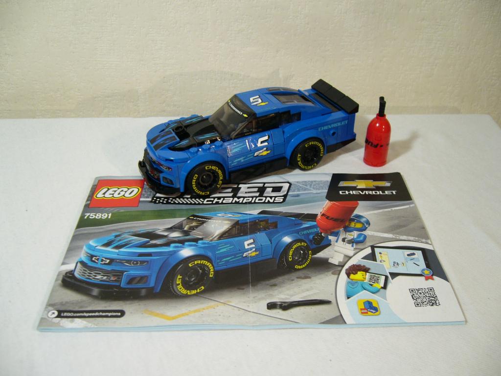 Lego Speed Champions 75891 Chevrolet Camaro ZL1 Race Car, Gebruikt, Lego, Speed Champions, Ophalen of Verzenden
