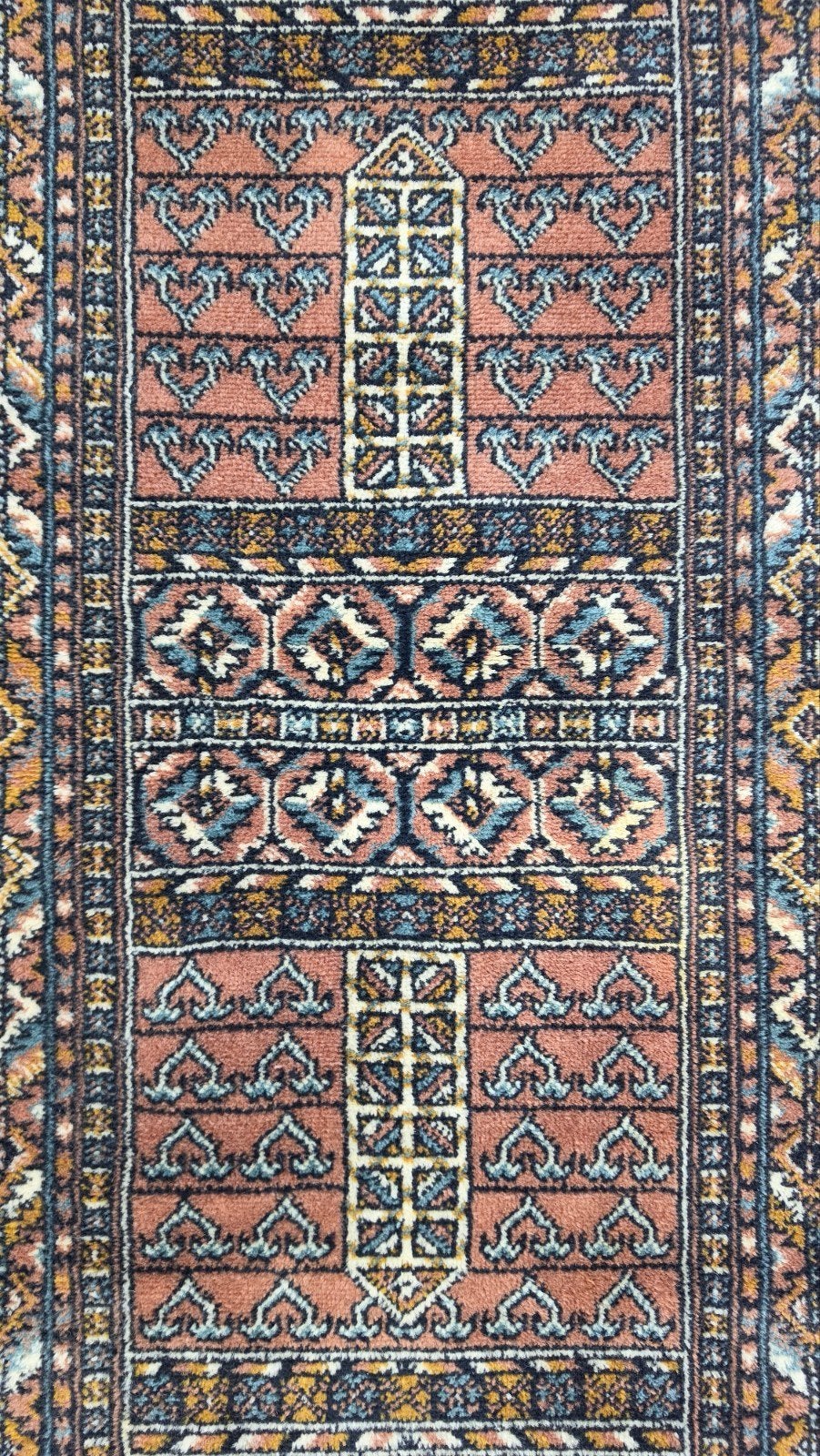 Vintage oosters wol Tafelkleed Hatchlu-Ensi 71x140cm, Huis en Inrichting, Gebruikt, 100 tot 150 cm, Vintage, oosters, hype, Www.hypepopup.nl