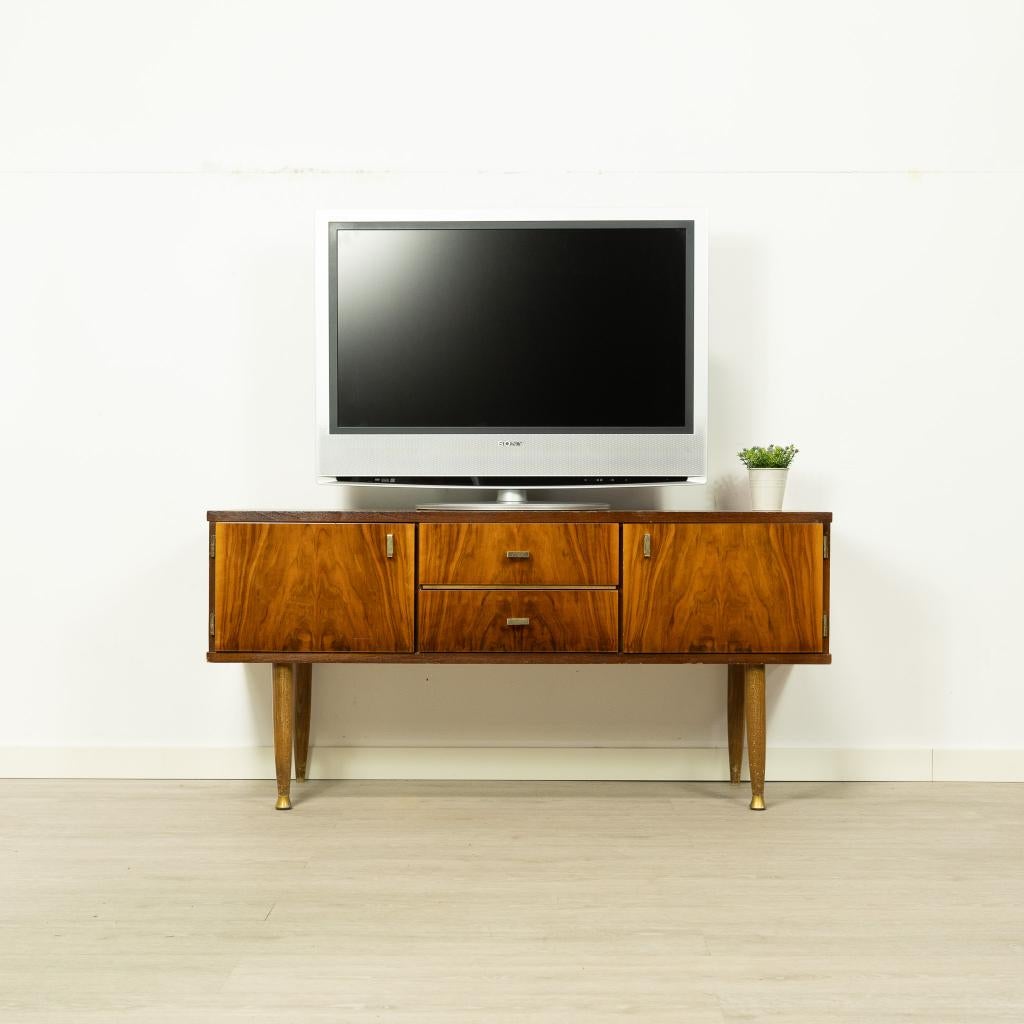 Mid century tv meubel / dressoir - jaren 60, Huis en Inrichting, Ophalen, Gebruikt, Vintage, Minder dan 100 cm