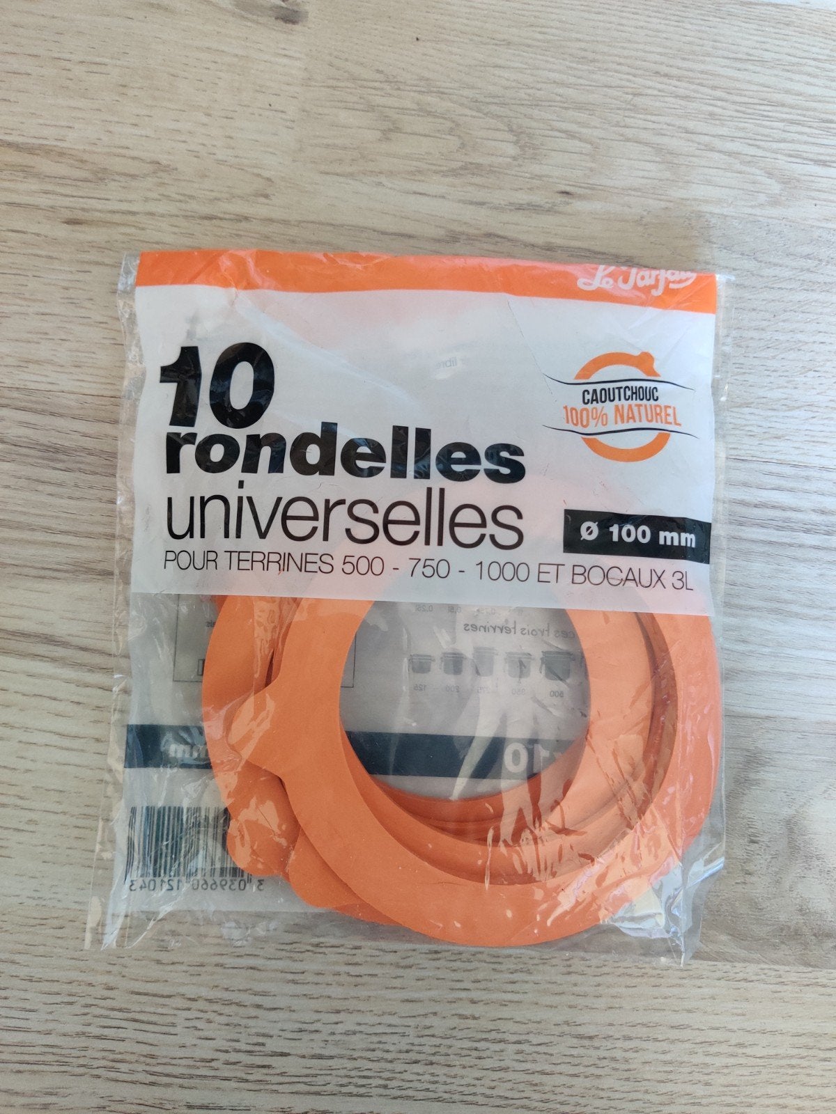 Rubberen ringen voor weckpotten le parfait 100 mm, Nieuw, Ophalen of Verzenden, Overige merken, Rubber/elastomeren