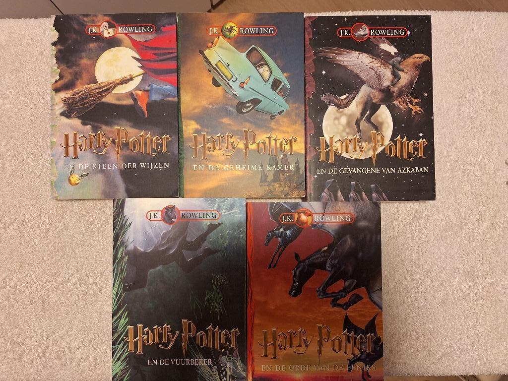 Harry Potter 5 boeken  J K Rowling, Boeken, Ophalen of Verzenden, Gelezen