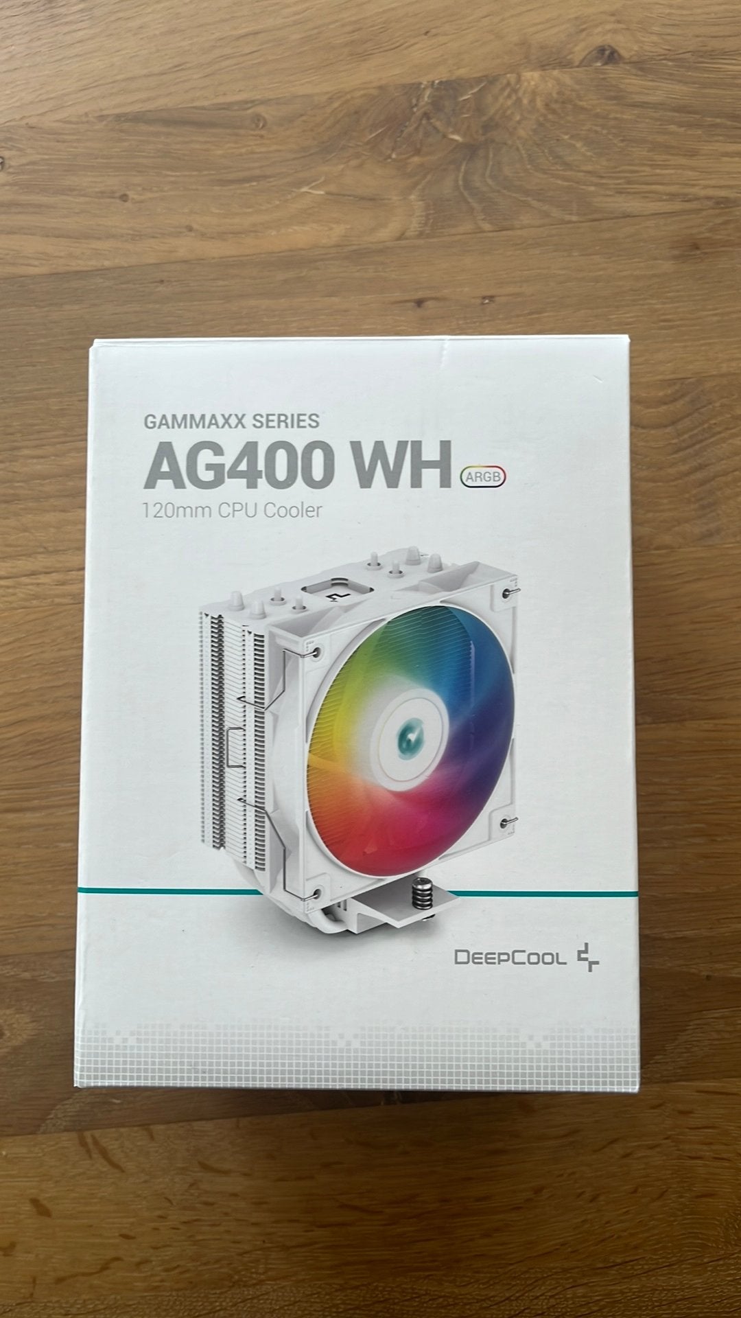 Deepcool cpu cooler AG400 WH argb 120mm, Ophalen of Verzenden, Nieuw, Luchtkoeling