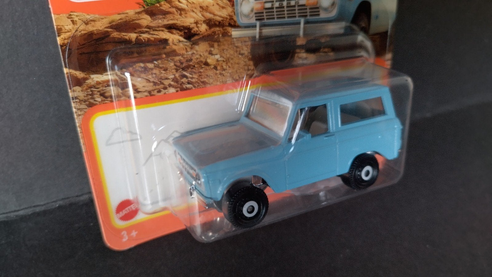 Ford Bronco blue 1970 3inch Matchbox Pol, Auto, Verzenden, Nieuw, M