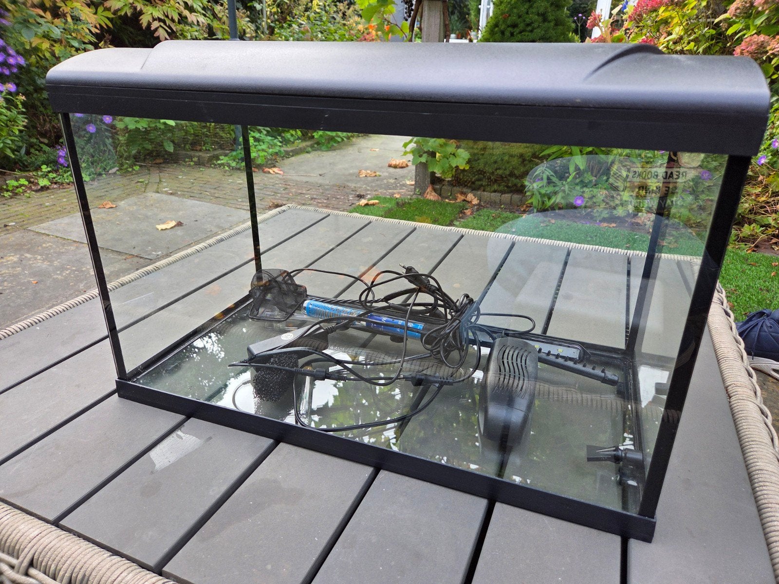 HS aqua aquarium Platy 70 compleet, Dieren en Toebehoren, Ophalen, Zo goed als nieuw, Leeg aquarium, HS Aqua