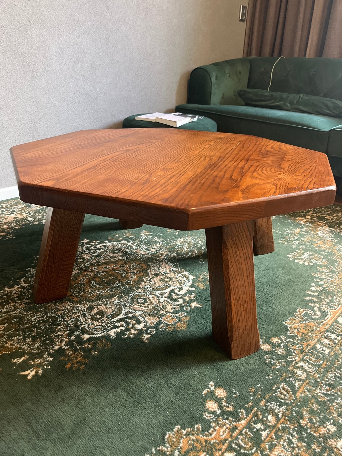 Massief houten salontafel met mooie lak, Gebruikt, Overige vormen, 5 – 50, Overige houtsoorten