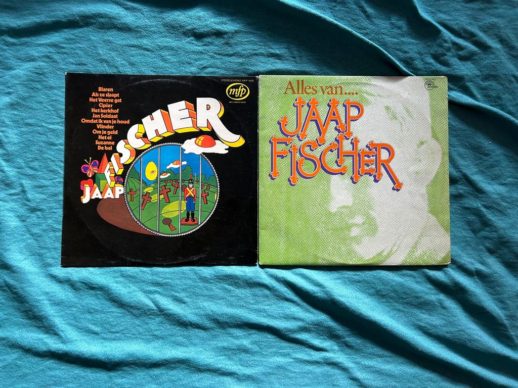 2 LP's Jaap Fischer (ook per stuk te koop), Cd's en Dvd's, Vinyl | Verzamelalbums, Gebruikt, Humor en Cabaret, 12 inch, Ophalen of Verzenden