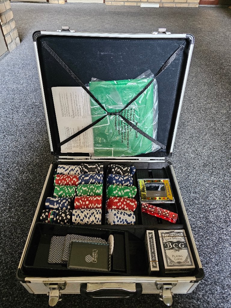 Pokerset, Ophalen, Gebruikt