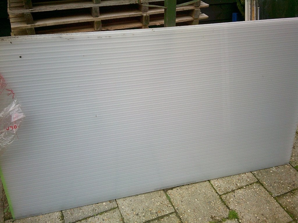 polycarbonaat plaat restant 1760x980 mm, Doe-het-zelf en Verbouw, Platen en Panelen, Ophalen, Nieuw, Minder dan 20 mm