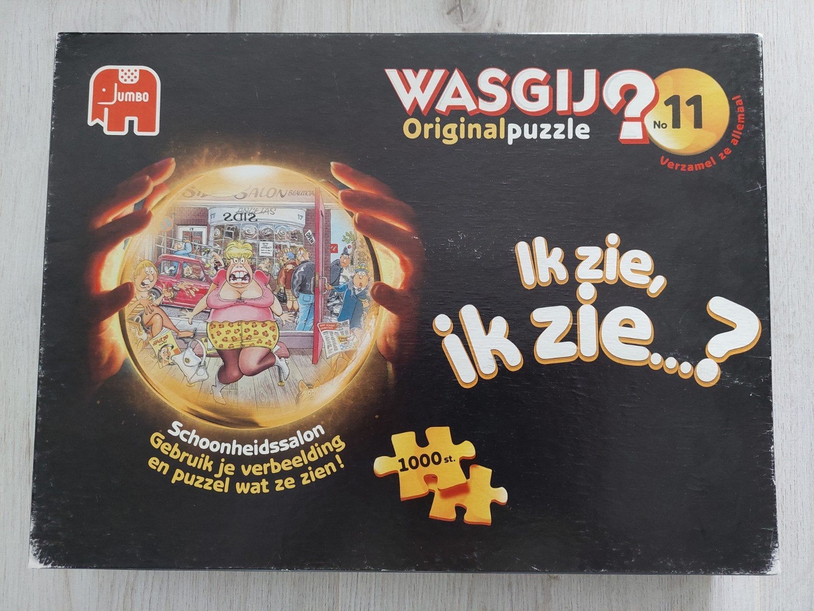 WASGIJ original puzzle. "De Schoonheidssalon". 1000 stukjes, Ophalen, 500 t/m 1500 stukjes, Zo goed als nieuw