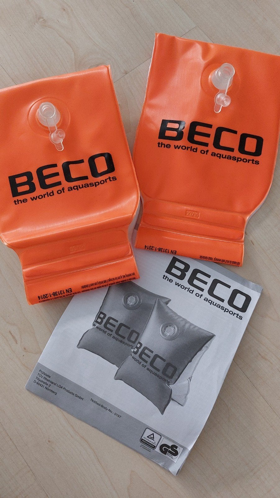 Beco zwembandjes voor baby's en peuters (0-15 kg), Ophalen, Jongetje of Meisje, One size, Zo goed als nieuw