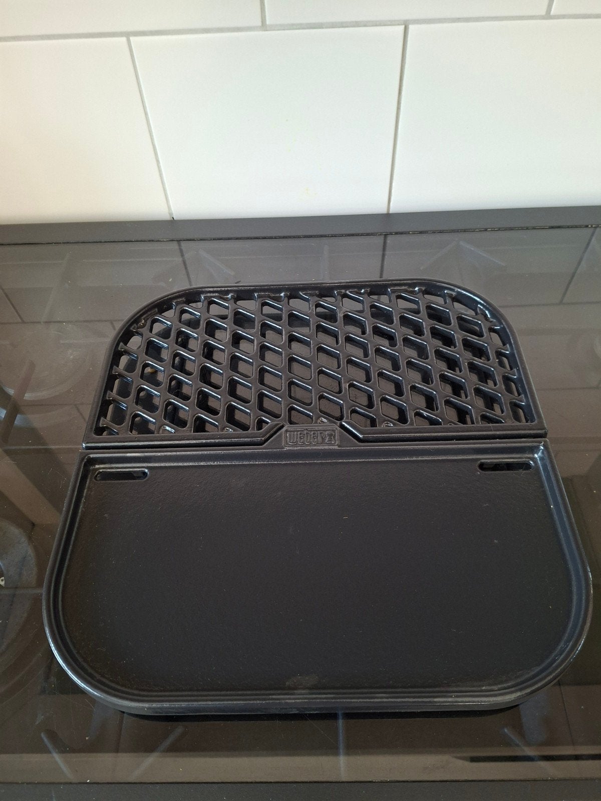 Grill steen voor bbq weber 47 cm, Ophalen of Verzenden