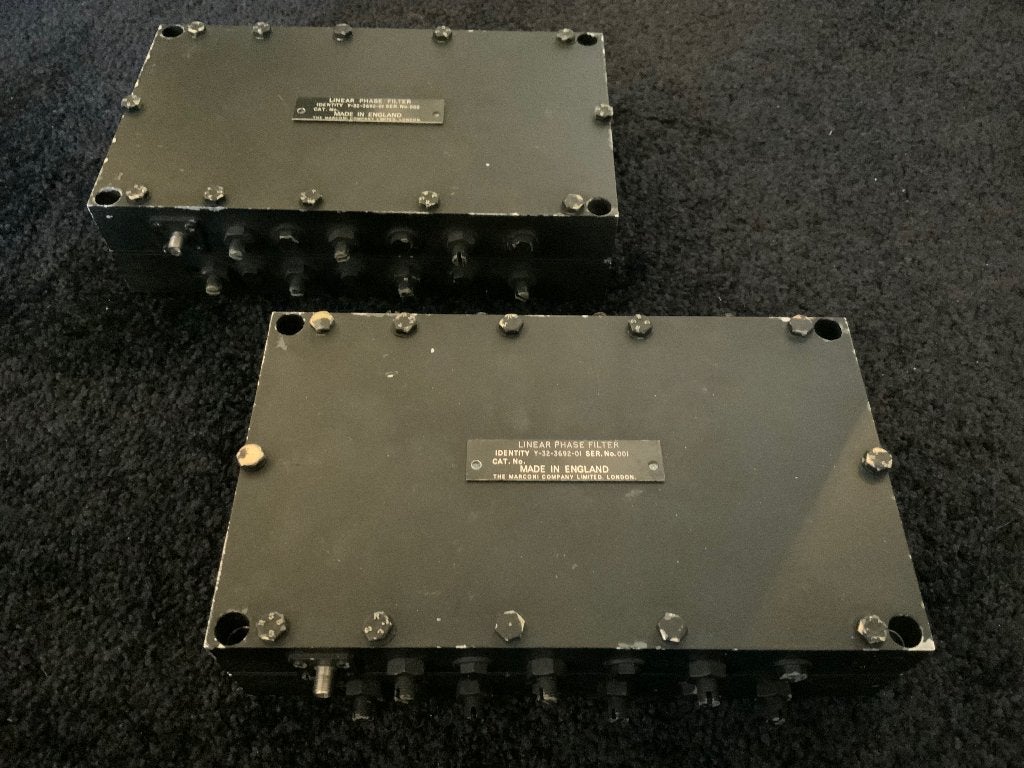 The Marconi Company Linear Phase Filter, Telecommunicatie, Ophalen of Verzenden, Gebruikt, Zender en Ontvanger