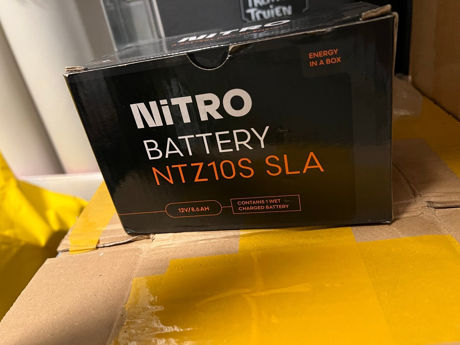 NITRO Accu NTZ10S SLA 12V/8.6AH - Nieuw en onderhoudsvrij, Ophalen of Verzenden, Nieuw