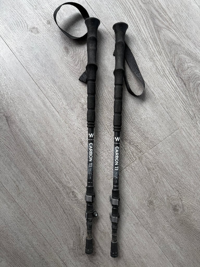 WITEBLAZE CARBON TI Inschuifbare Wandelstokken (Unisex), Ophalen of Verzenden, Verstelbaar, Zo goed als nieuw