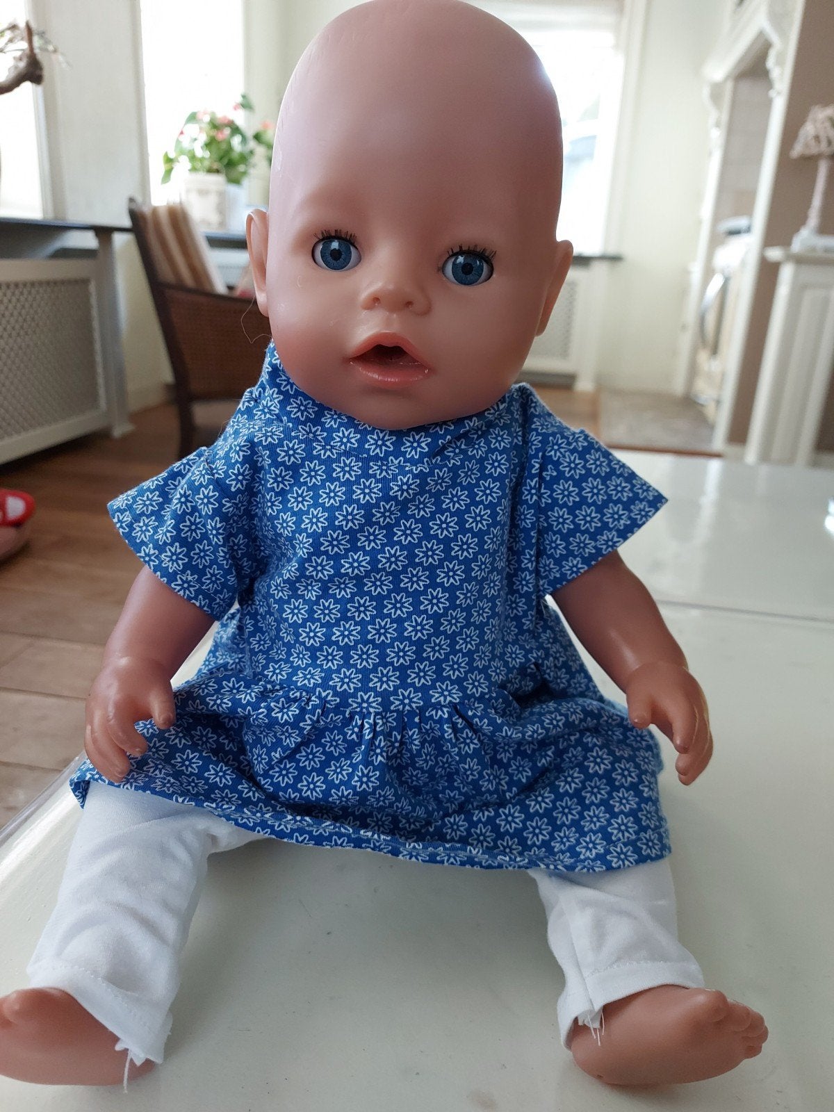 2 delig set kleine bloempjes baby born pop 43cm, Ophalen of Verzenden, Nieuw, Babypop