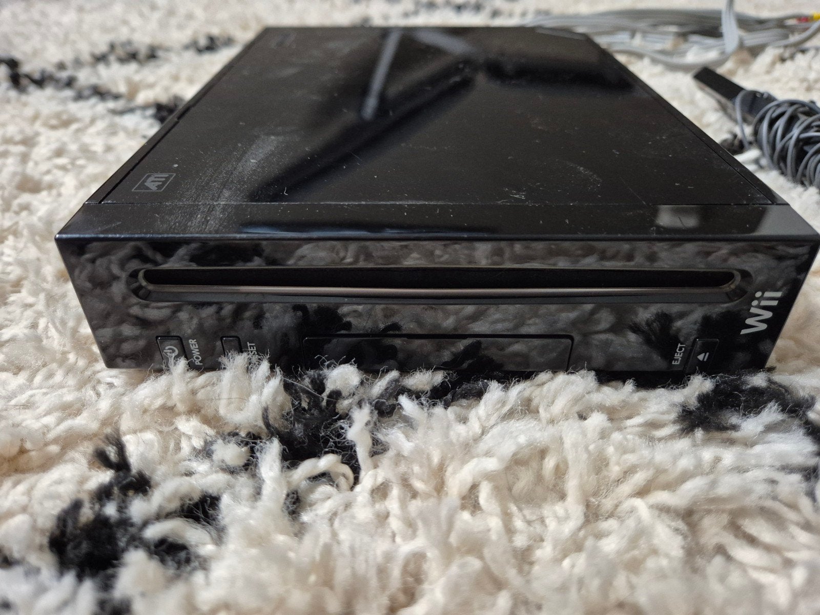 Nintendo Wii Zwart Console - Gebruikt, Ophalen, Gebruikt, Zonder controller