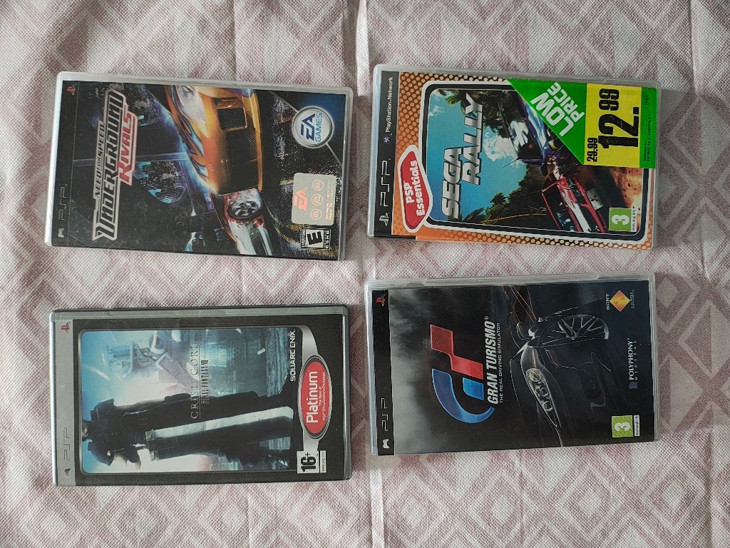 4 Psp games, Spelcomputers en Games, Games | Sony PlayStation Portable, Zo goed als nieuw, 1 speler, Vanaf 3 jaar, Ophalen of Verzenden