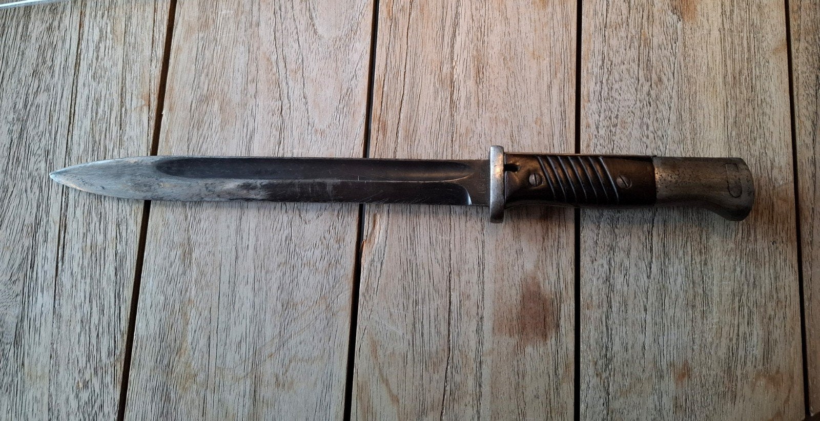 Duitse K98 Bajonet met Schede, Ophalen of Verzenden, Landmacht, Duitsland, Mes of Dolk