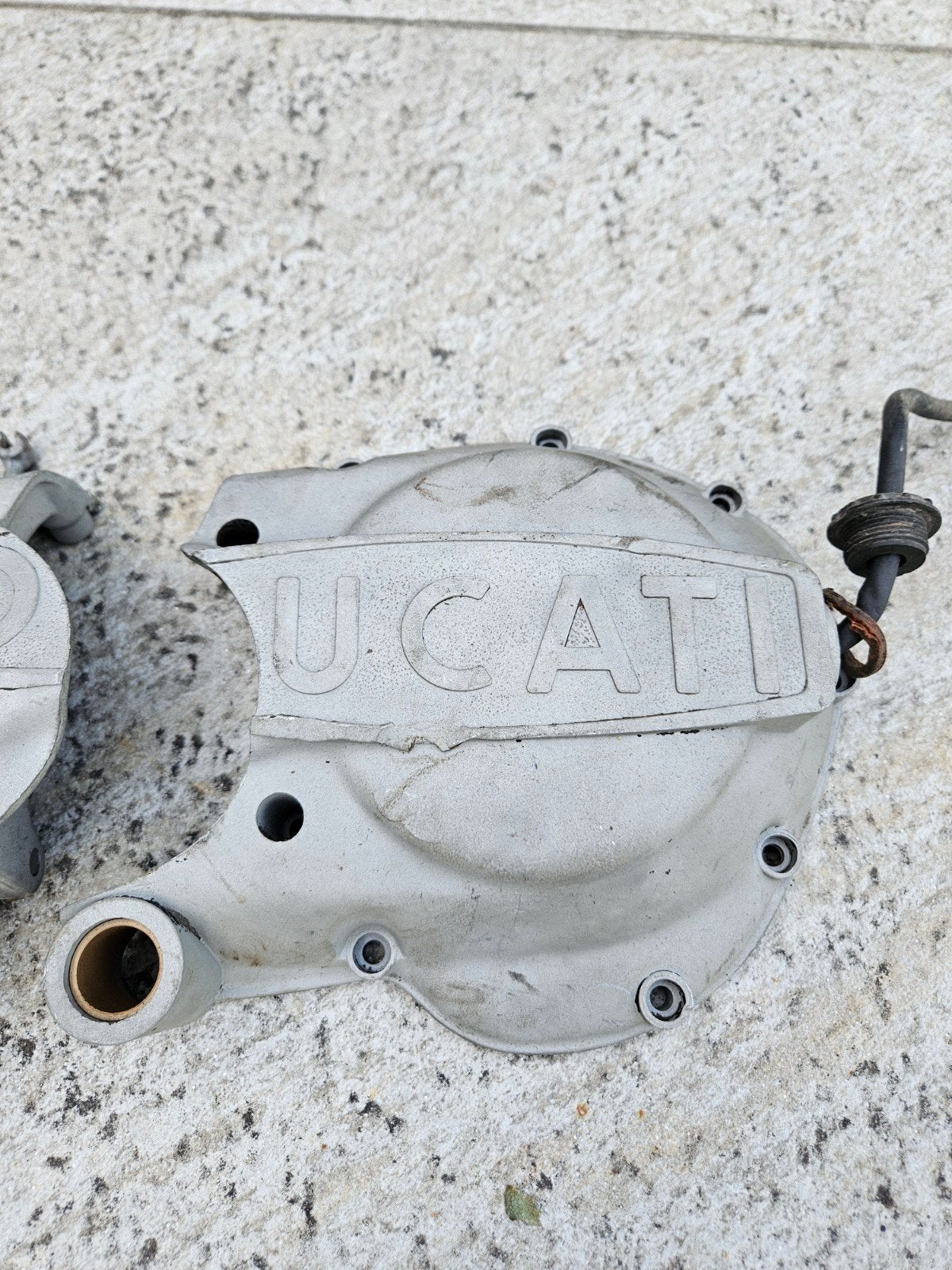 Ducati 750 rondcarter koningsasser dynamo deksel, Ophalen of Verzenden, Gebruikt