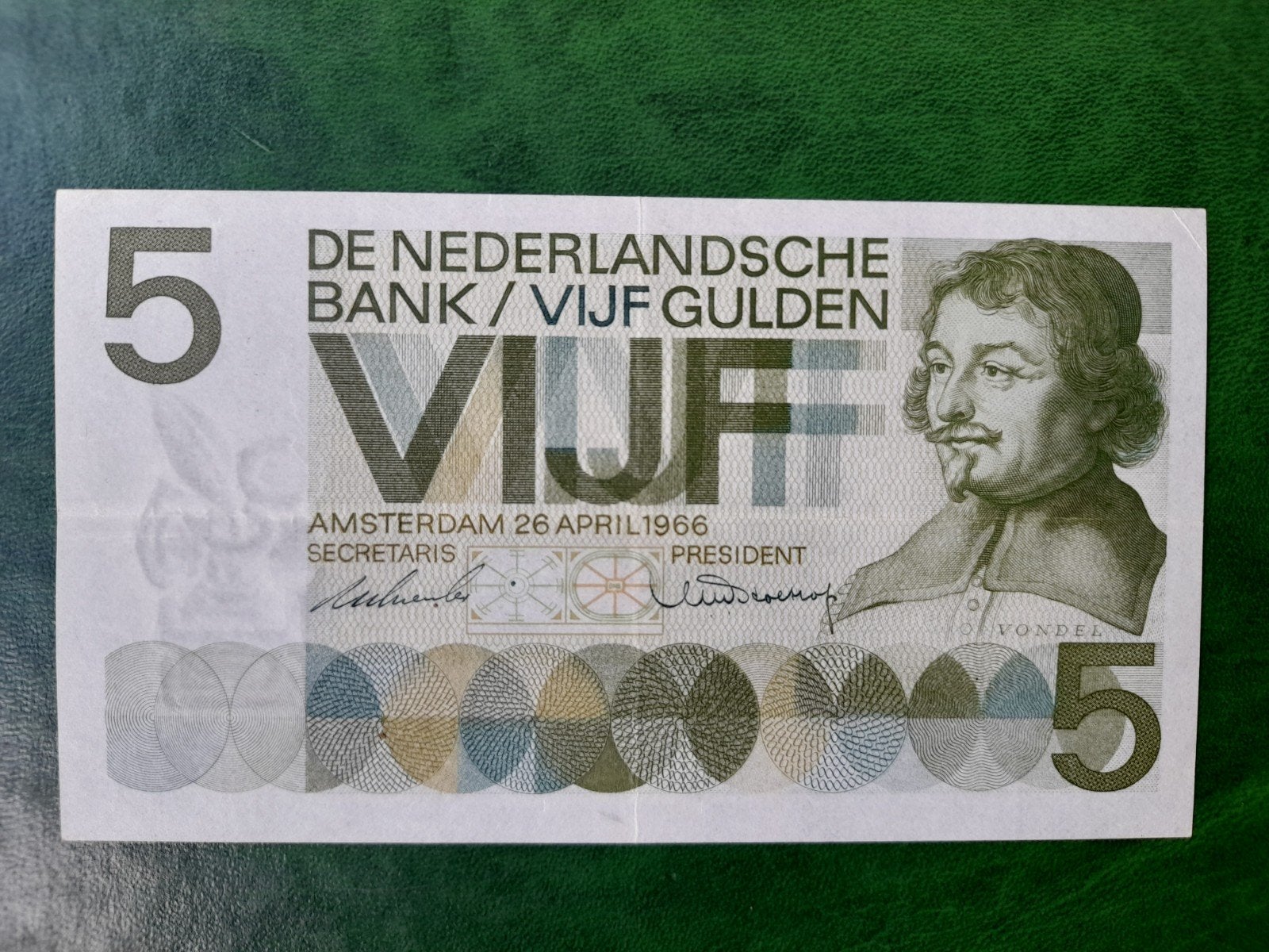 Vondel Z serie, replacement van een replacement  2ZV116922, Postzegels en Munten, Bankbiljetten | Nederland, Ophalen of Verzenden