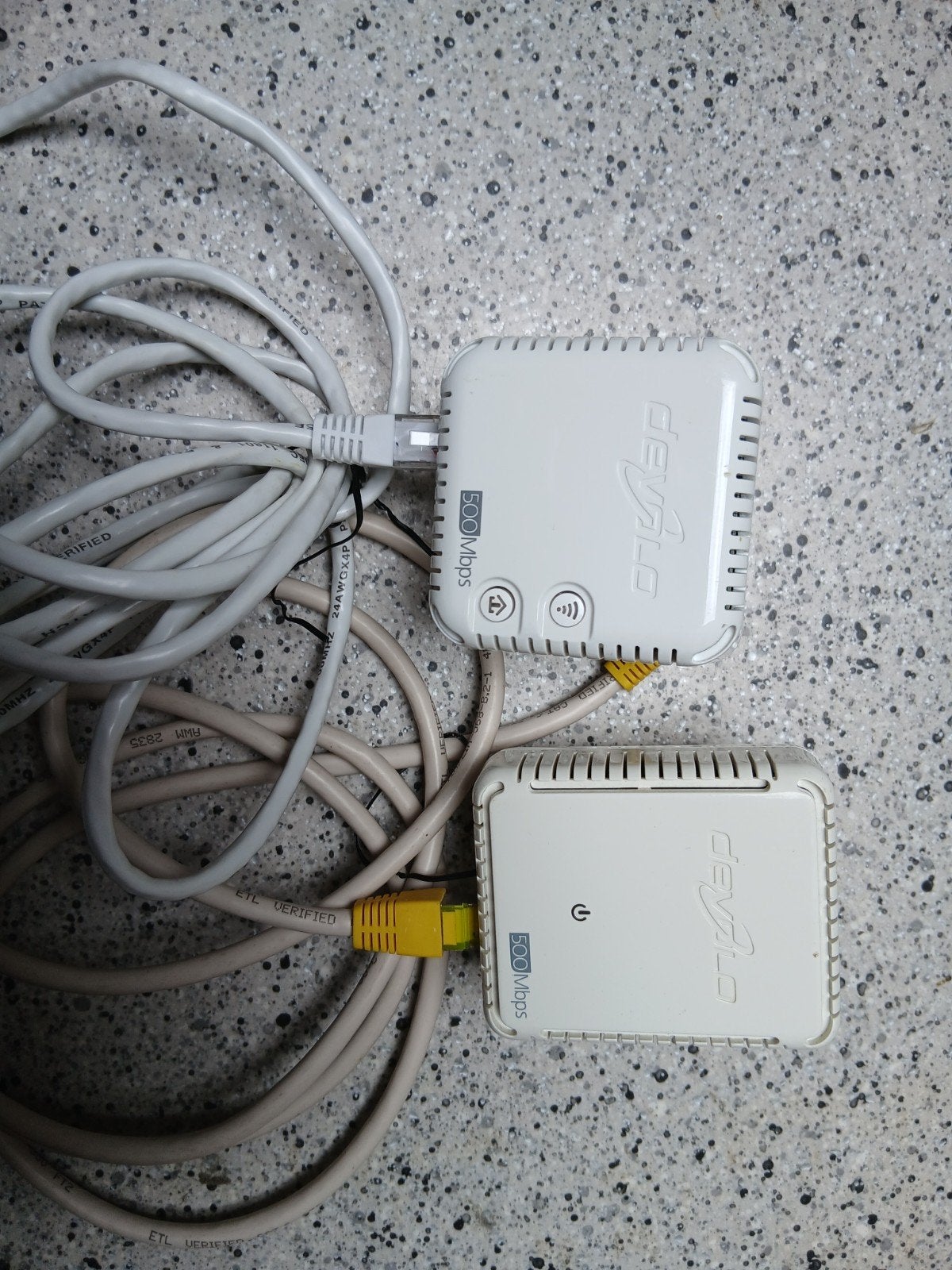 Devolo dLAN 500 duo Powerline Adapters (2 stuks), Ophalen of Verzenden, Gebruikt, Devolo