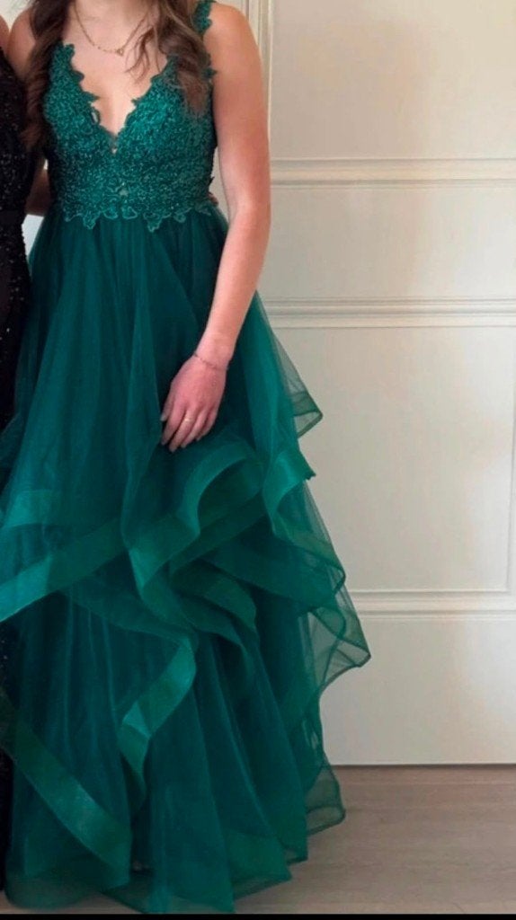 galajurk Dream Dress donkergroen maat S, Galajurk, Dreamdresses, Ophalen of Verzenden, Zo goed als nieuw