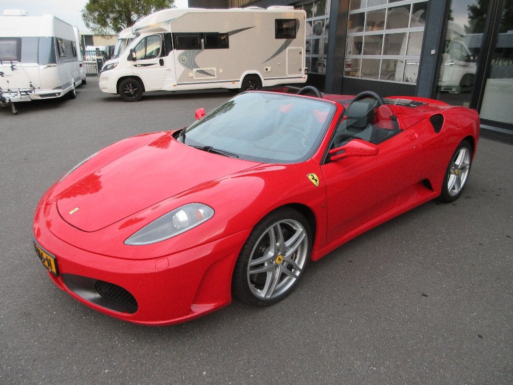 Ferrari F 430 F1 Spider 2009 Rood, Auto's, Automaat, 486 pk, Zwart, Cabriolet