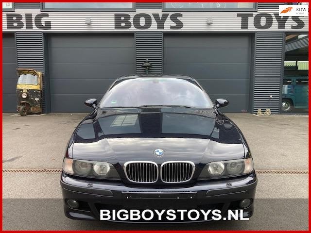 BMW M5 E39, Achterwielaandrijving, Zwart, 4 stoelen, Leder