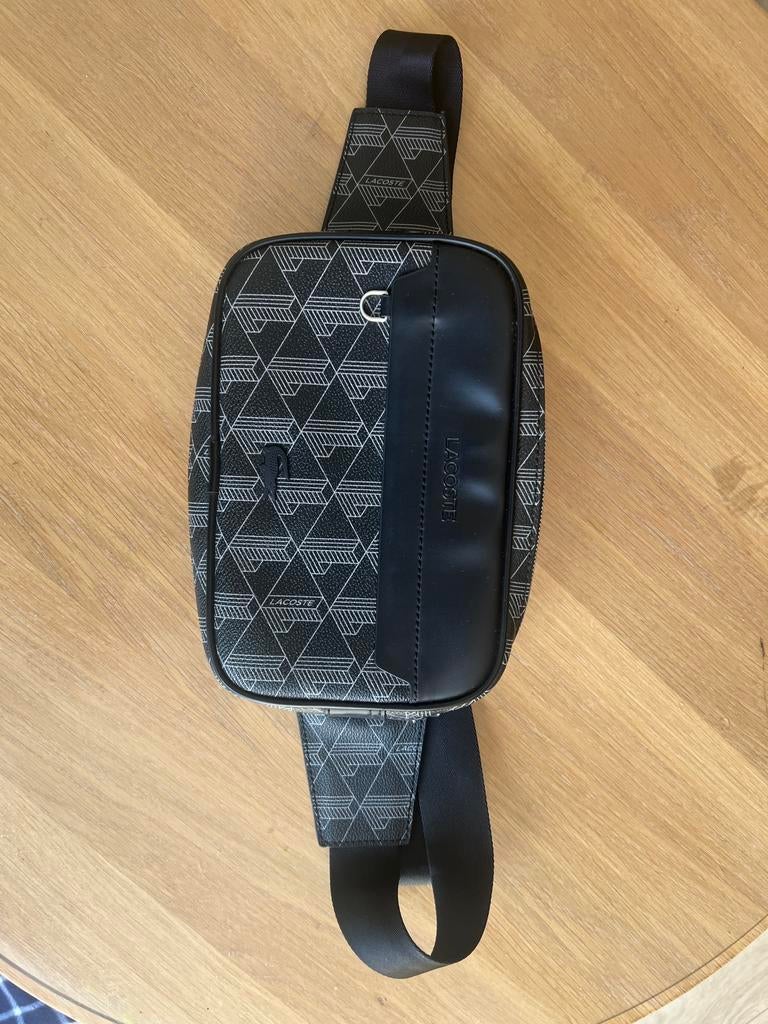 Lacoste crossbody & heuptas, Ophalen of Verzenden, Zo goed als nieuw, Zwart