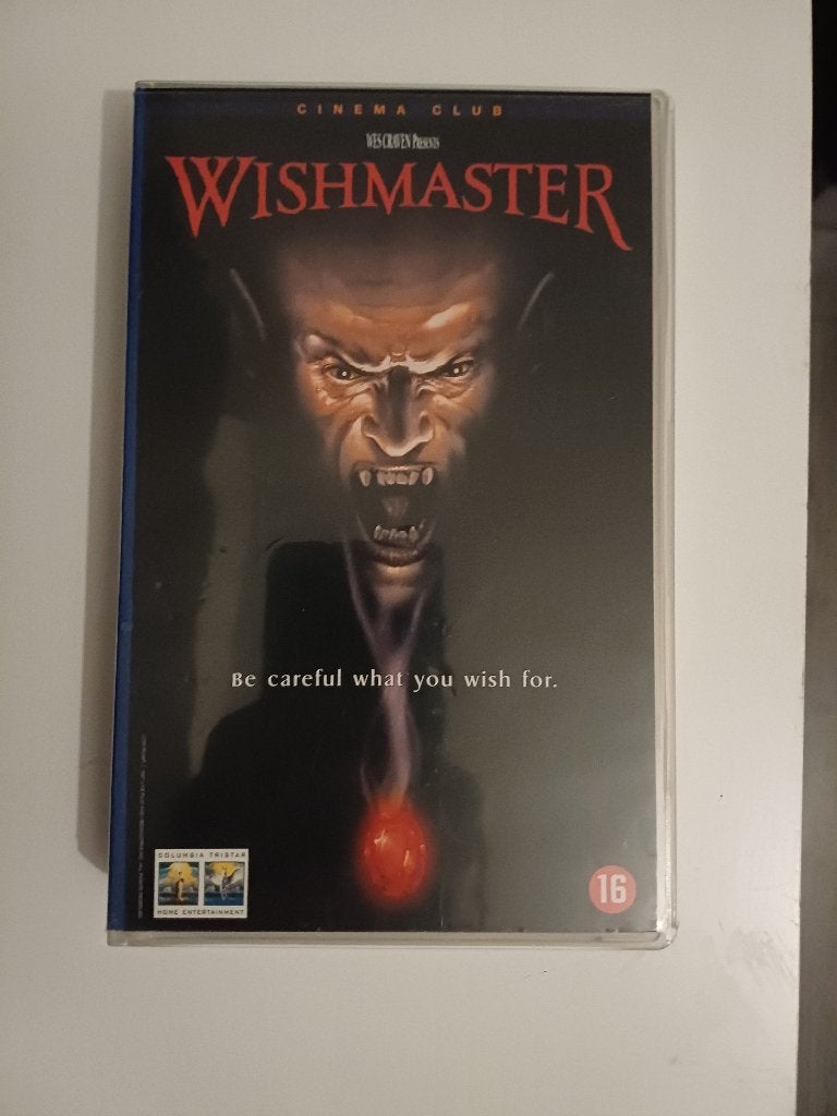 Wishmaster (1997) – Wes Craven - VHS, Vanaf 16 jaar, Ophalen of Verzenden, Gebruikt, Horror