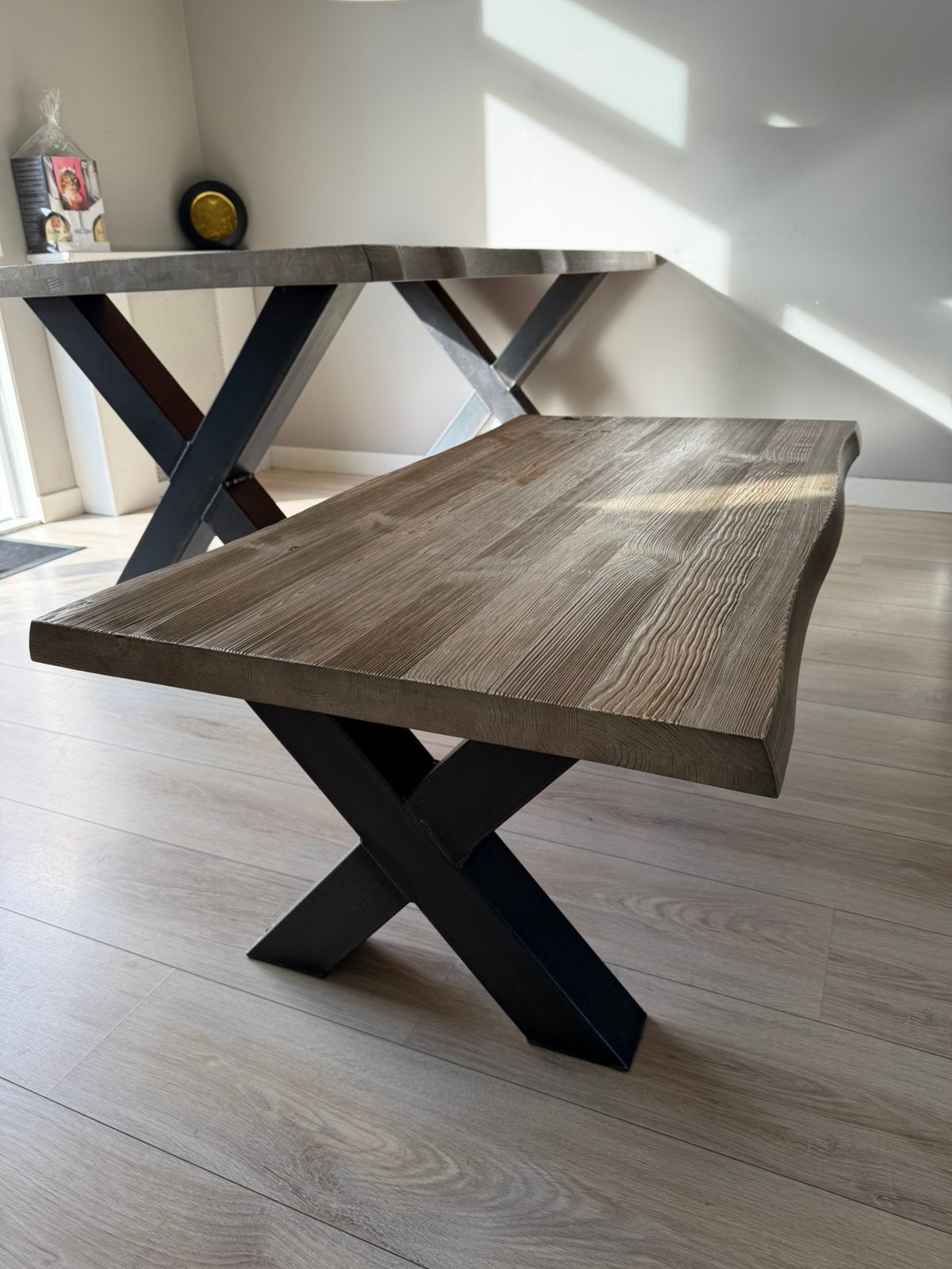 Industriele salontafel haco wonen, Ophalen, 100 tot 150 cm, 50 tot 100 cm, Zo goed als nieuw