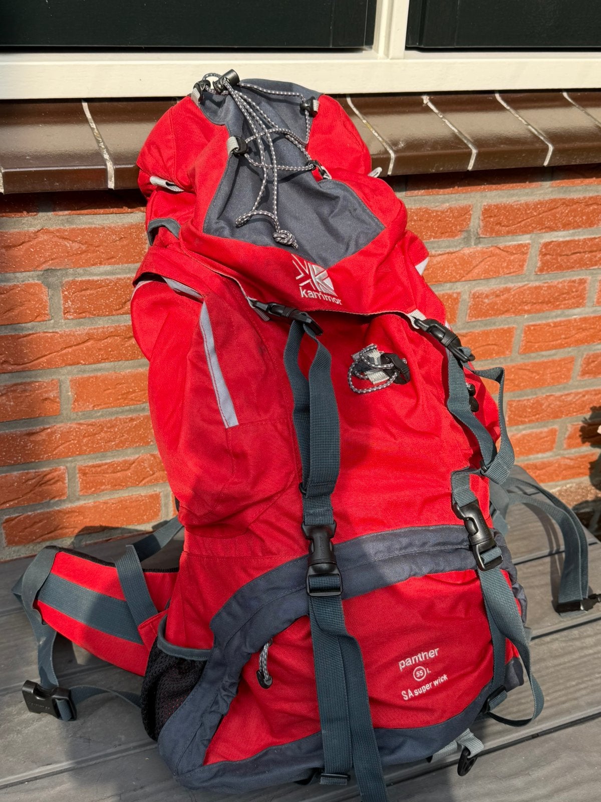 Karrimor panther 55l trekking backpack, Ophalen of Verzenden, Zo goed als nieuw, Rugzak
