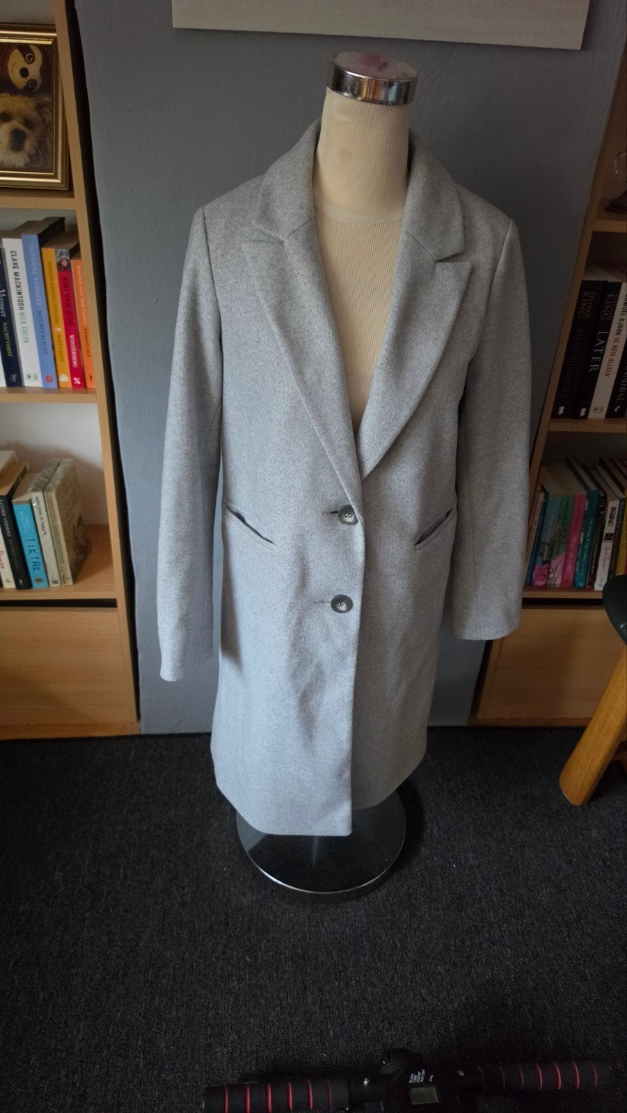 Stijlvolle grijze Primark jas - Maat 34 (XS), Primark, Ophalen of Verzenden, Zo goed als nieuw, Maat 34 (XS) of kleiner