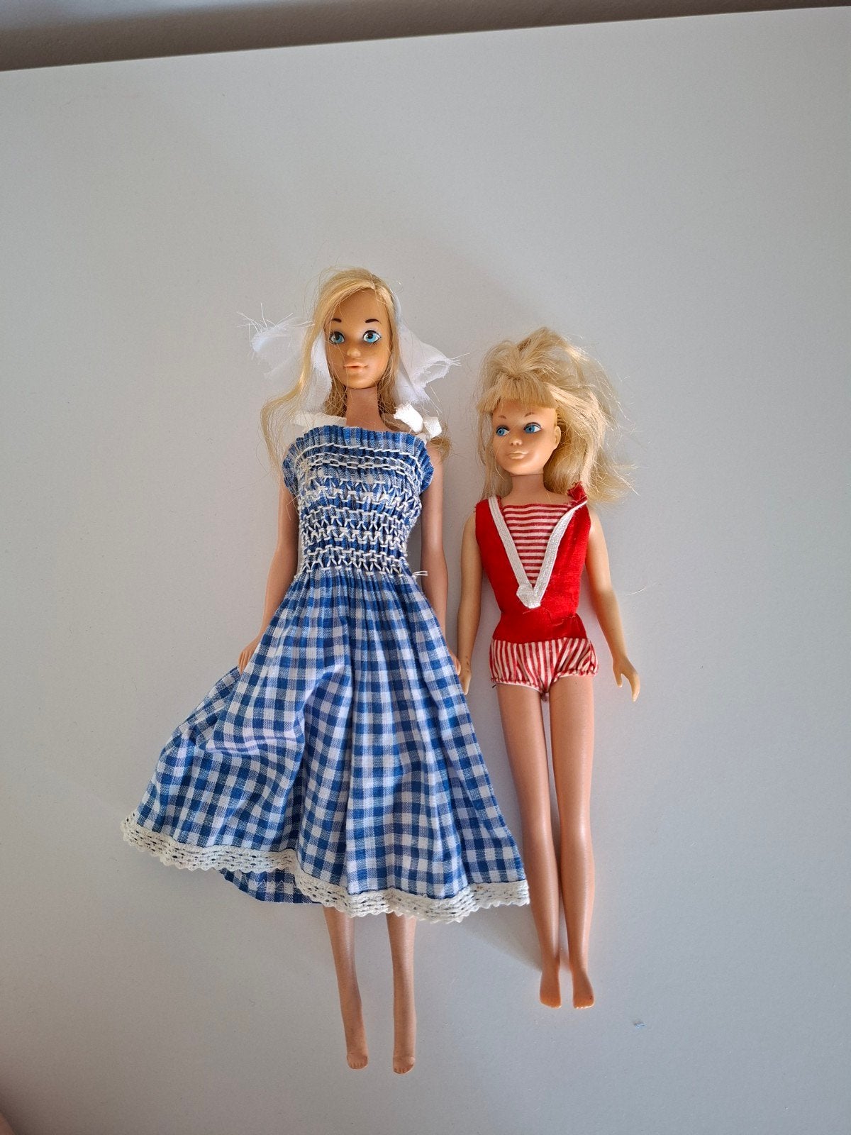 2 vintage barbie poppen, Ophalen of Verzenden, Gebruikt, Pop