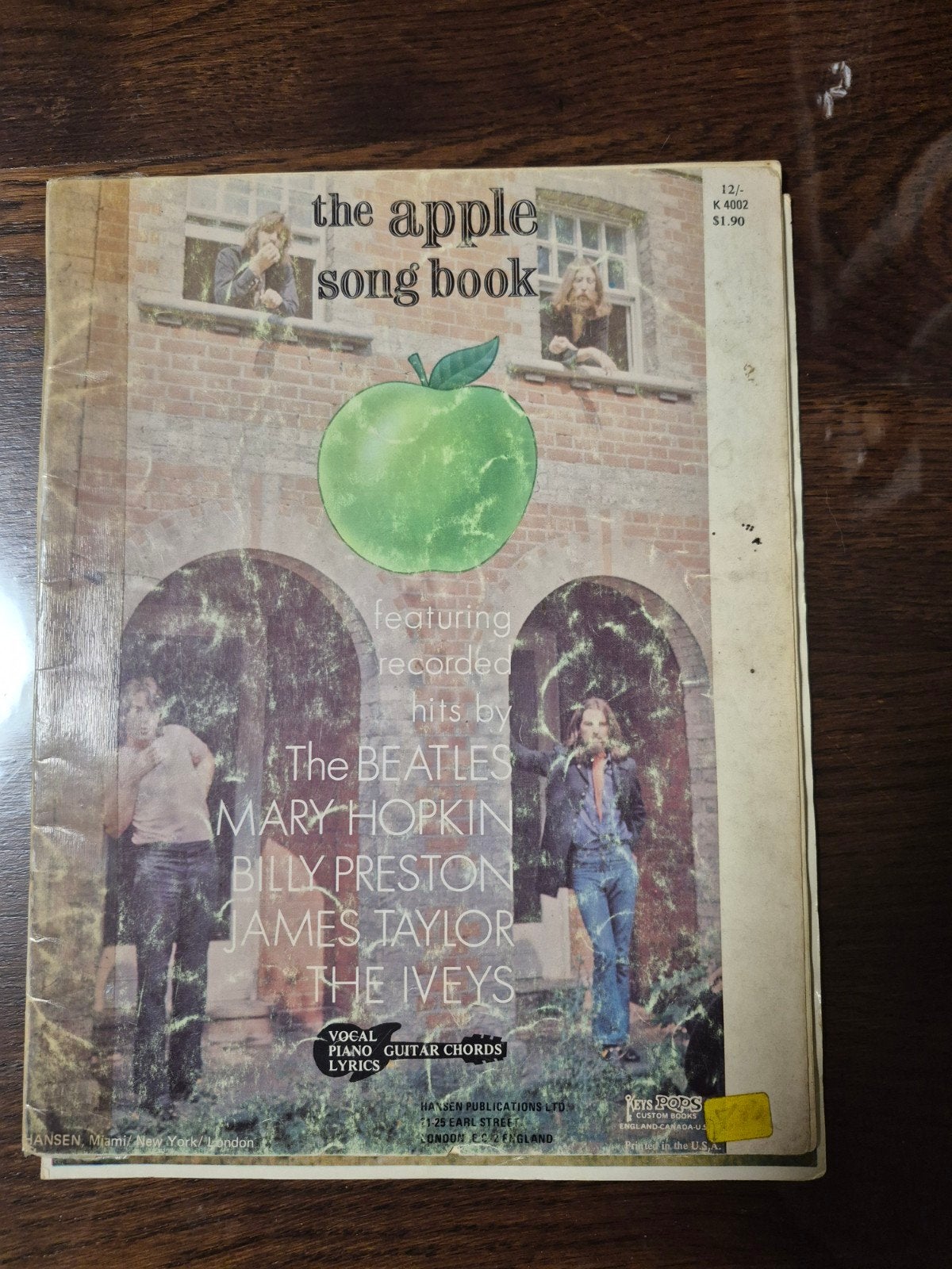 The Apple Song Book - The Beatles, Mary Hopkin, James Taylor, Gebruikt, Gitaar, Ophalen of Verzenden, Artiest of Componist