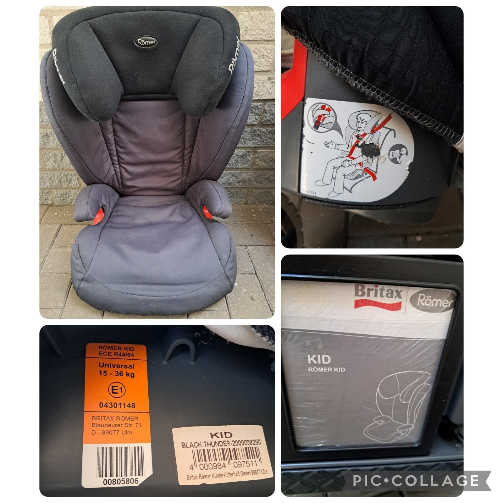 Römer Kid Britax autostoel (15-36kg), Ophalen, Romer, 15 t/m 36 kg, Gebruikt