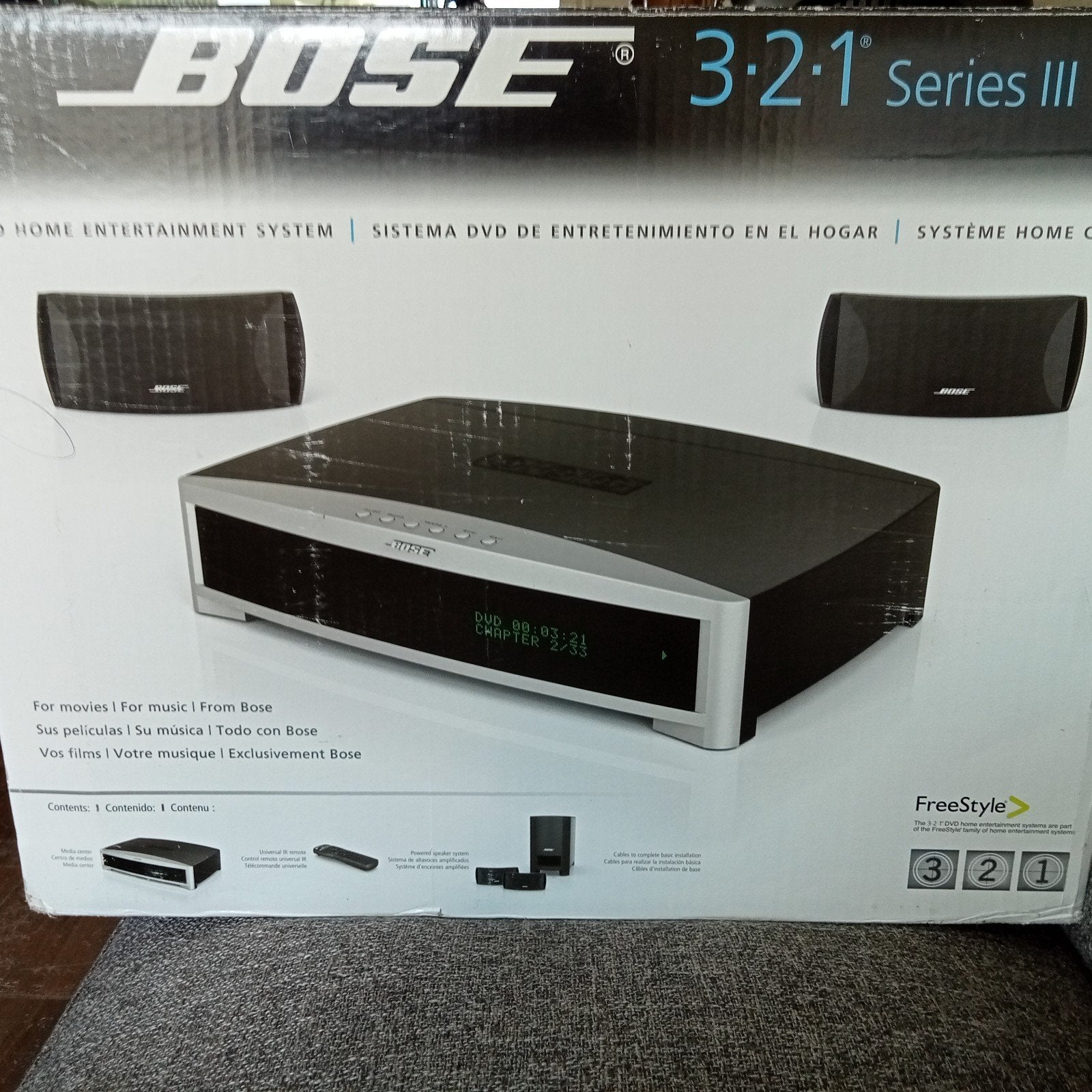 Nieuw Bose Surround Decoder & Soundsystem met Blu-ray/DVD, Audio, Tv en Foto, Home Cinema-sets, Overige merken, Overige systemen