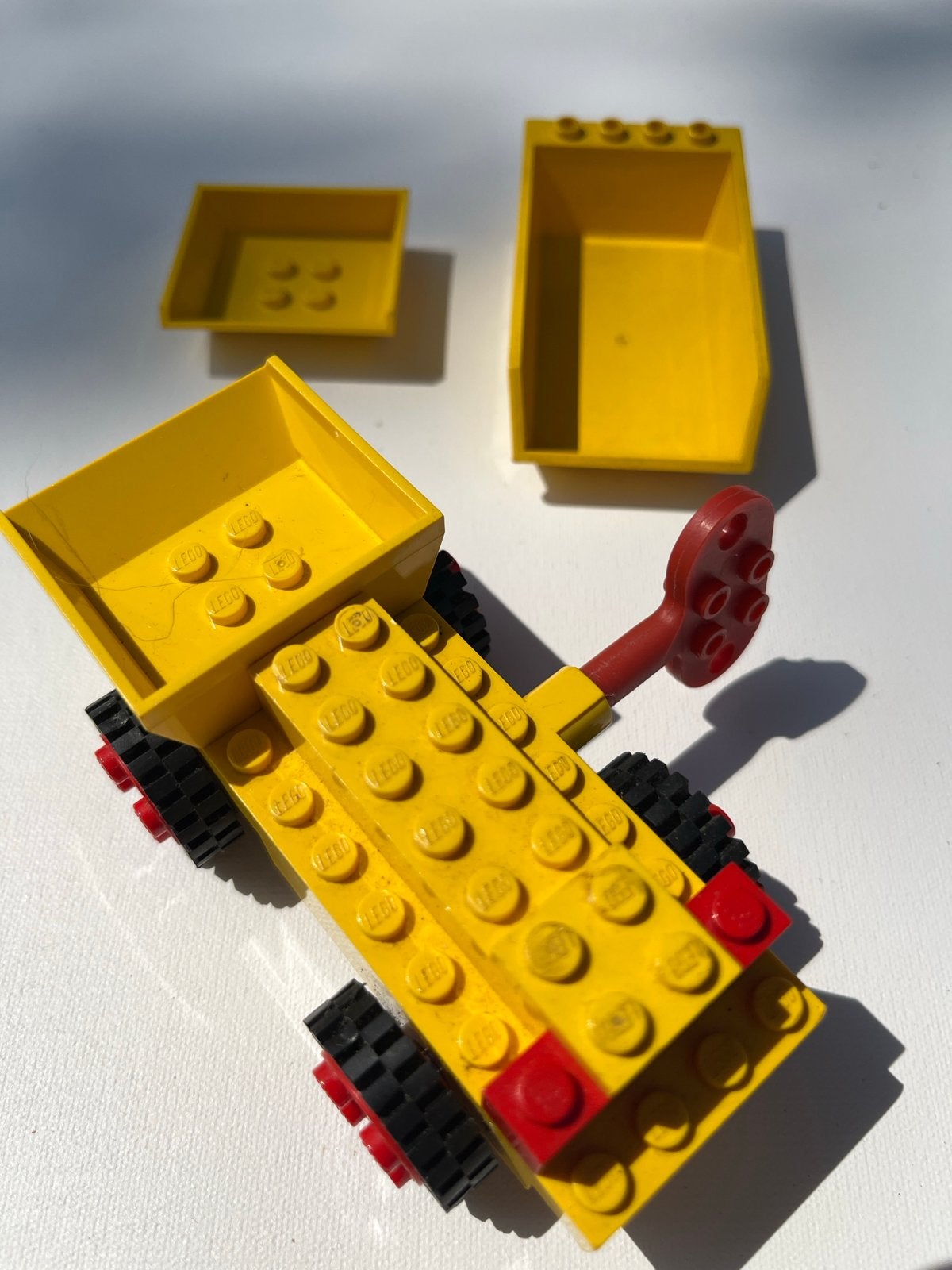 LEGO 890 Wind-Up Motor (1981) met extra onderdelen, Gebruikt, Lego, Accessoire, Ophalen of Verzenden
