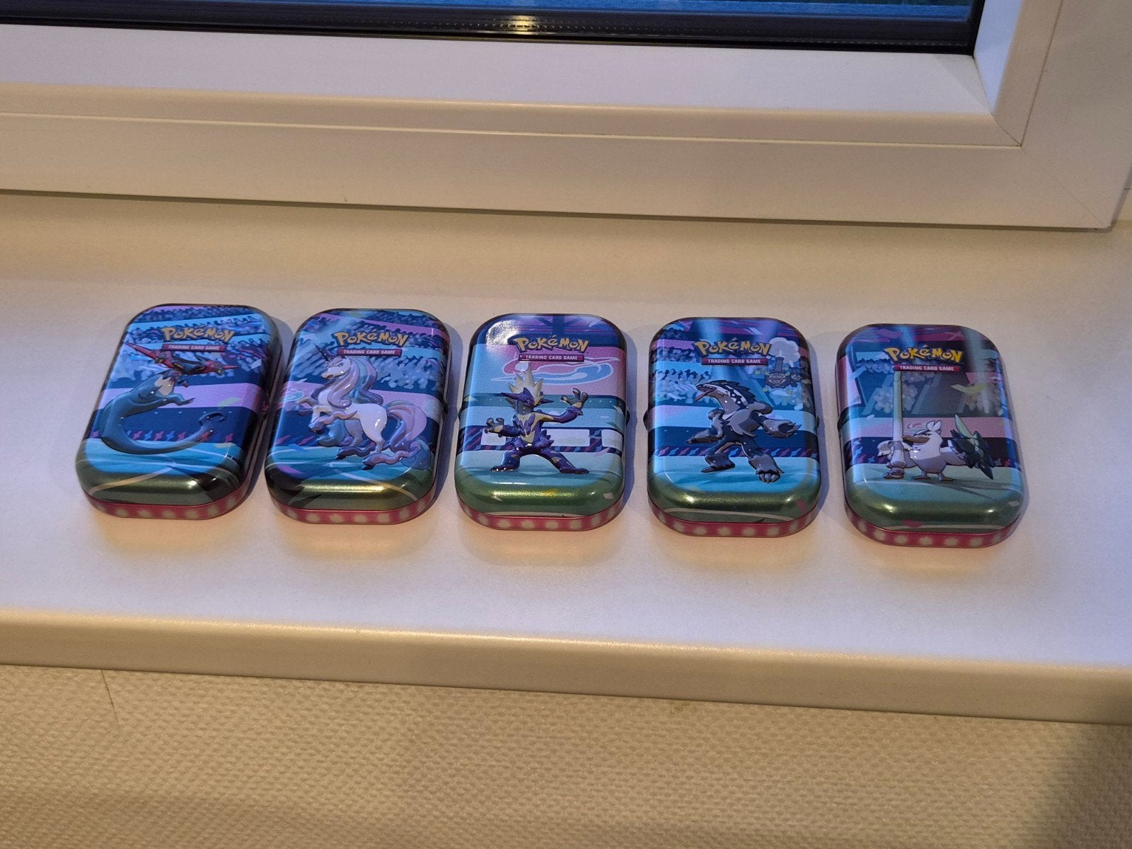 Lege Pokémon galar power Tins - Set van 5, Ophalen of Verzenden, Gebruikt, Overige, Overige merken