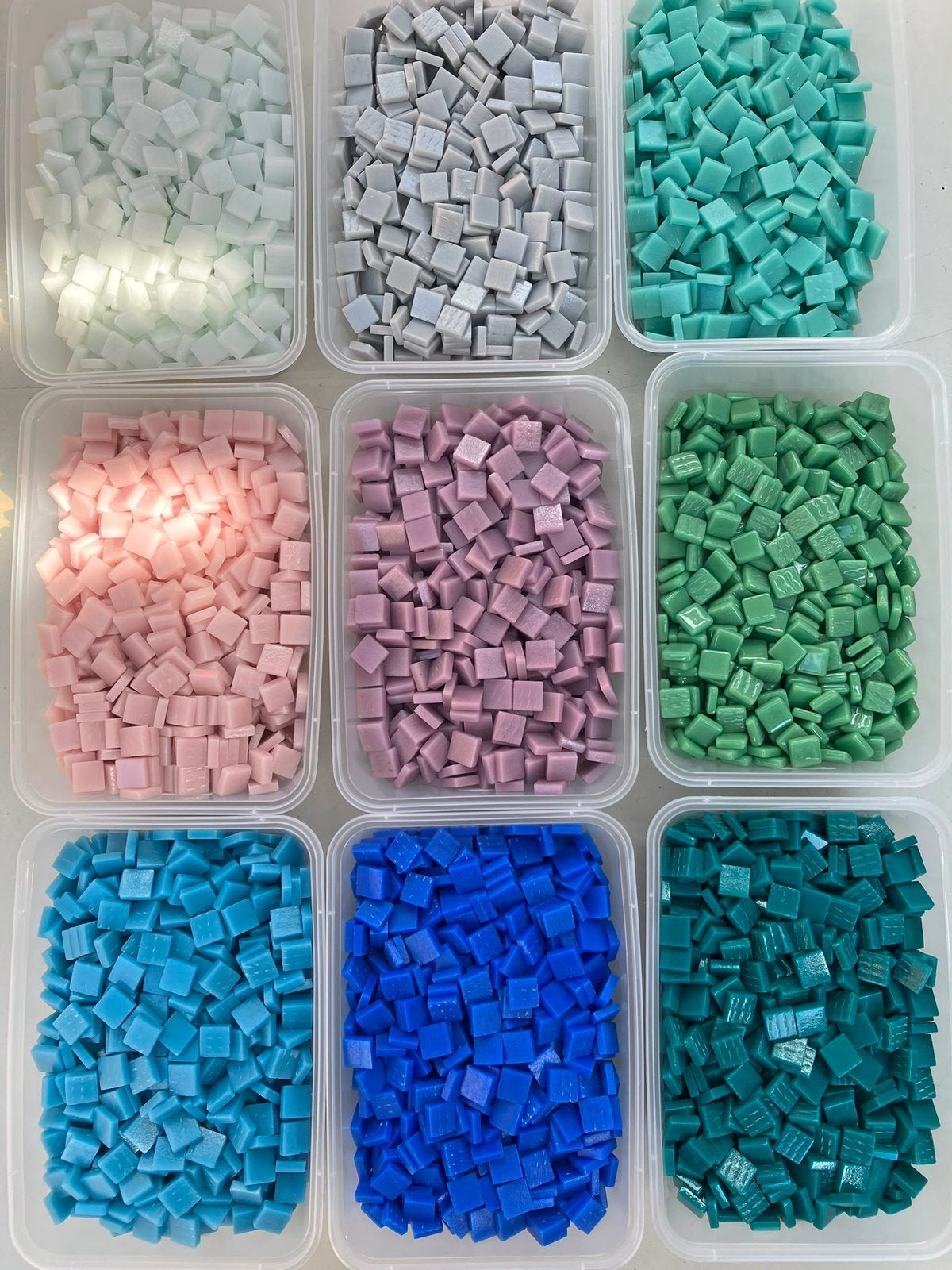 Mozaiek aanbieding! Diverse kleuren 12 mm per 100 gram!, Ophalen of Verzenden, Nieuw