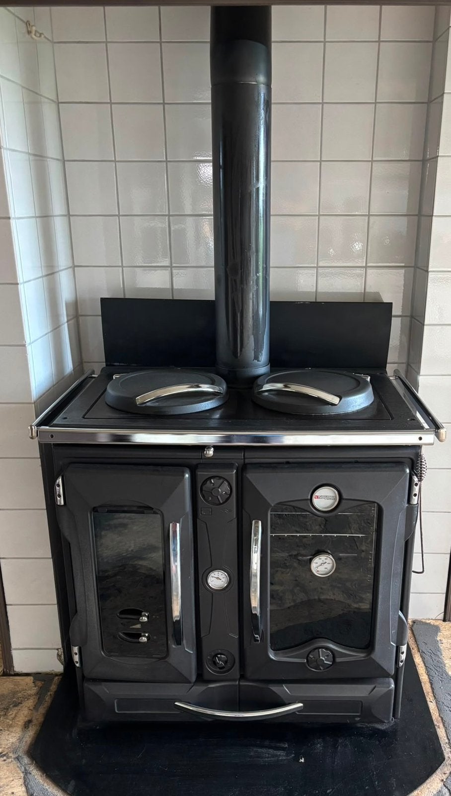 Nordica by Arthermo houtfornuis / houtkachel met oven, Huis en Inrichting, Kachels, Ophalen, Gebruikt, Houtkachel, Vrijstaand