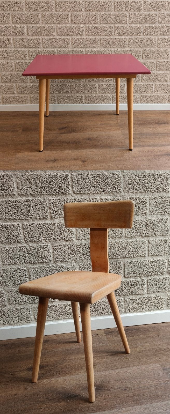 kindertafel met kinderstoeltje, Ophalen, Tafel(s) en Stoel(en)
