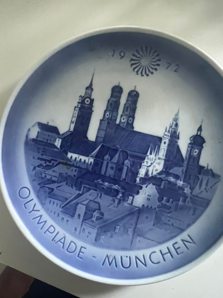 Bord van de Olympiade 1972 Munchen, Ophalen of Verzenden, Zo goed als nieuw, Boek of Tijdschrift