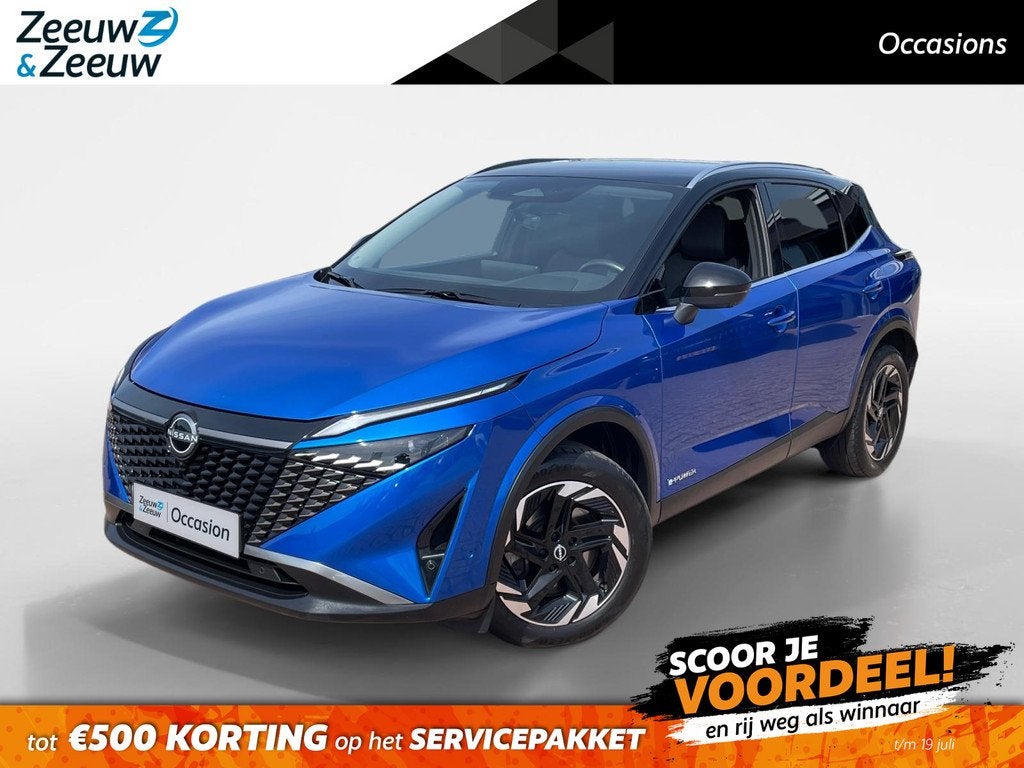 Nissan Qashqai 1.5 e-Power Business Premium *Automaat*Navi+3, Auto's, Nissan, 1497 cc, Gebruikt, 2 kWh, Blauw